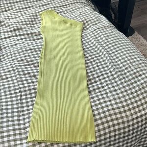 One shoulder free people dress